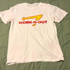 In-n-out workout pun t shirt